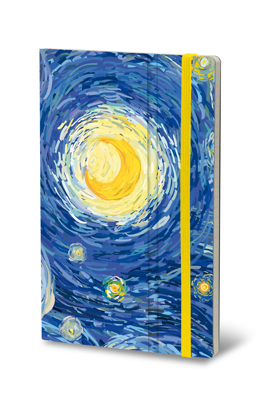 Stifflexible Notebook Art van Gogh Gelijnd-Blanco-Geruit 144 vel - 13x21 cm