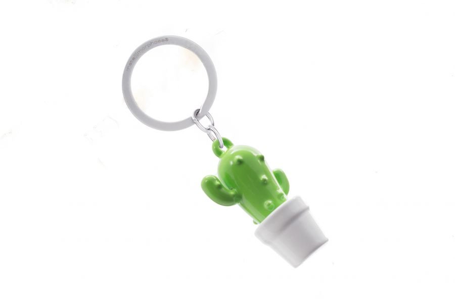 Chocli Sleutelhanger Lifestyle Collection - Cactus Wit/Groen