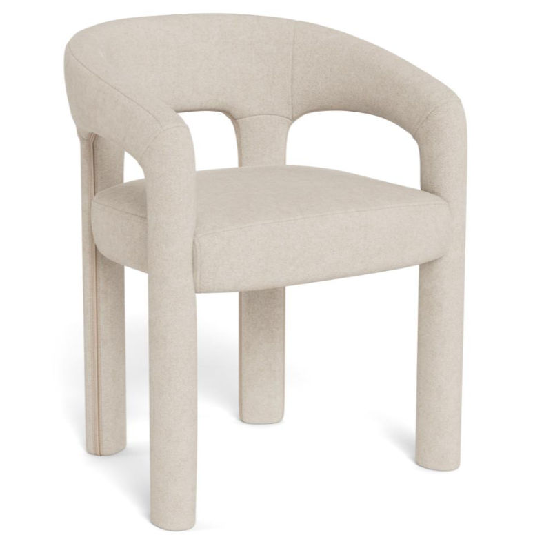 Cole Stoel Beige Apia 453 met Armleuning