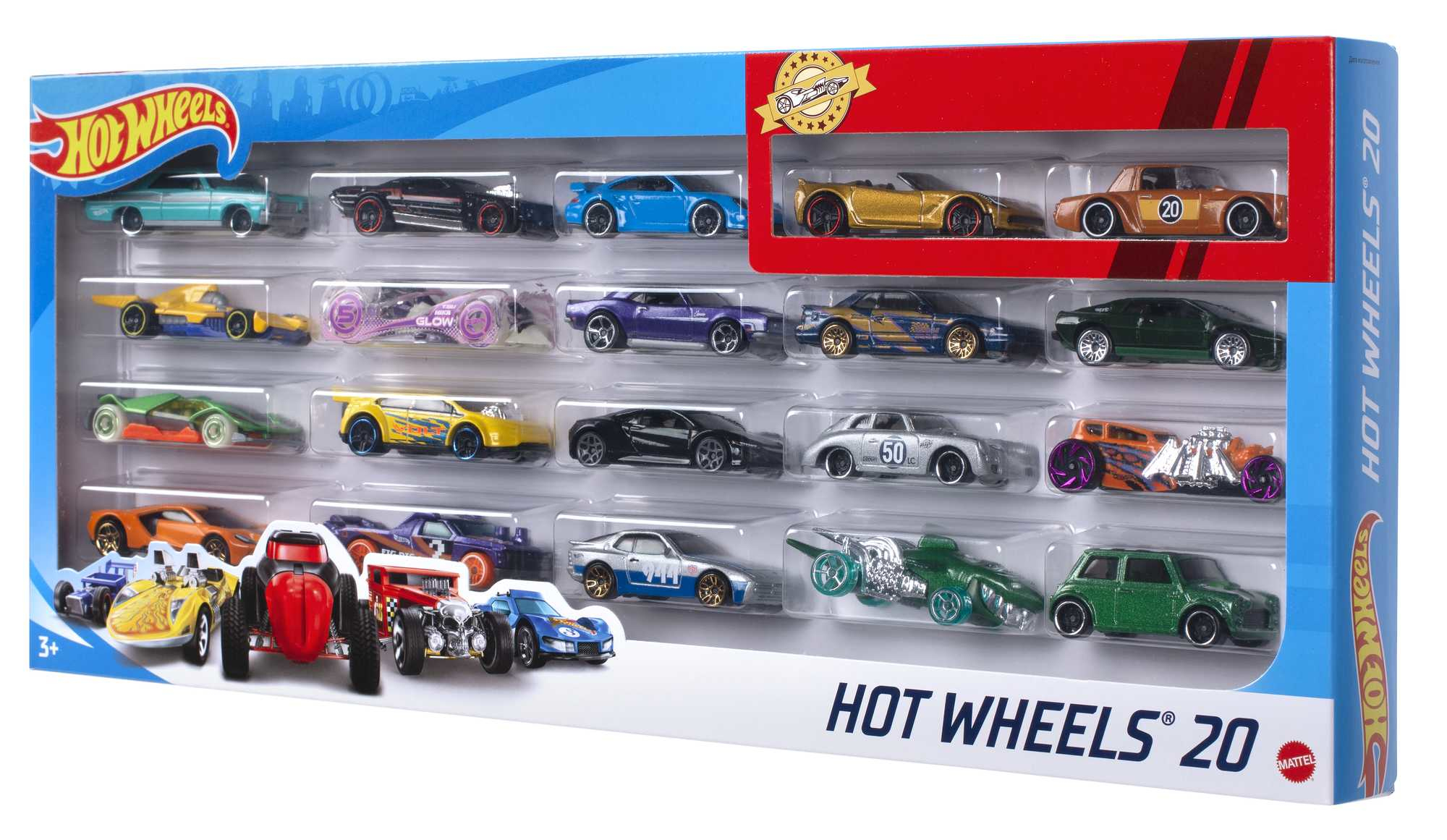 Hot Wheels Gift Pack 20 Auto's