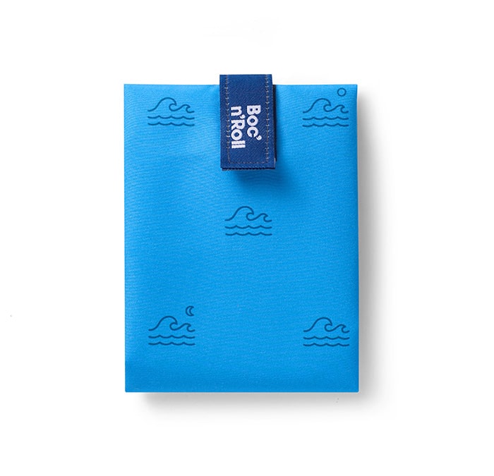 Boc'n'Roll Lunchwrap Herbruikbaar Icons Oceanic  - 54x32 cm - Opgevouwen 11x15 cm - by Roll'eat
