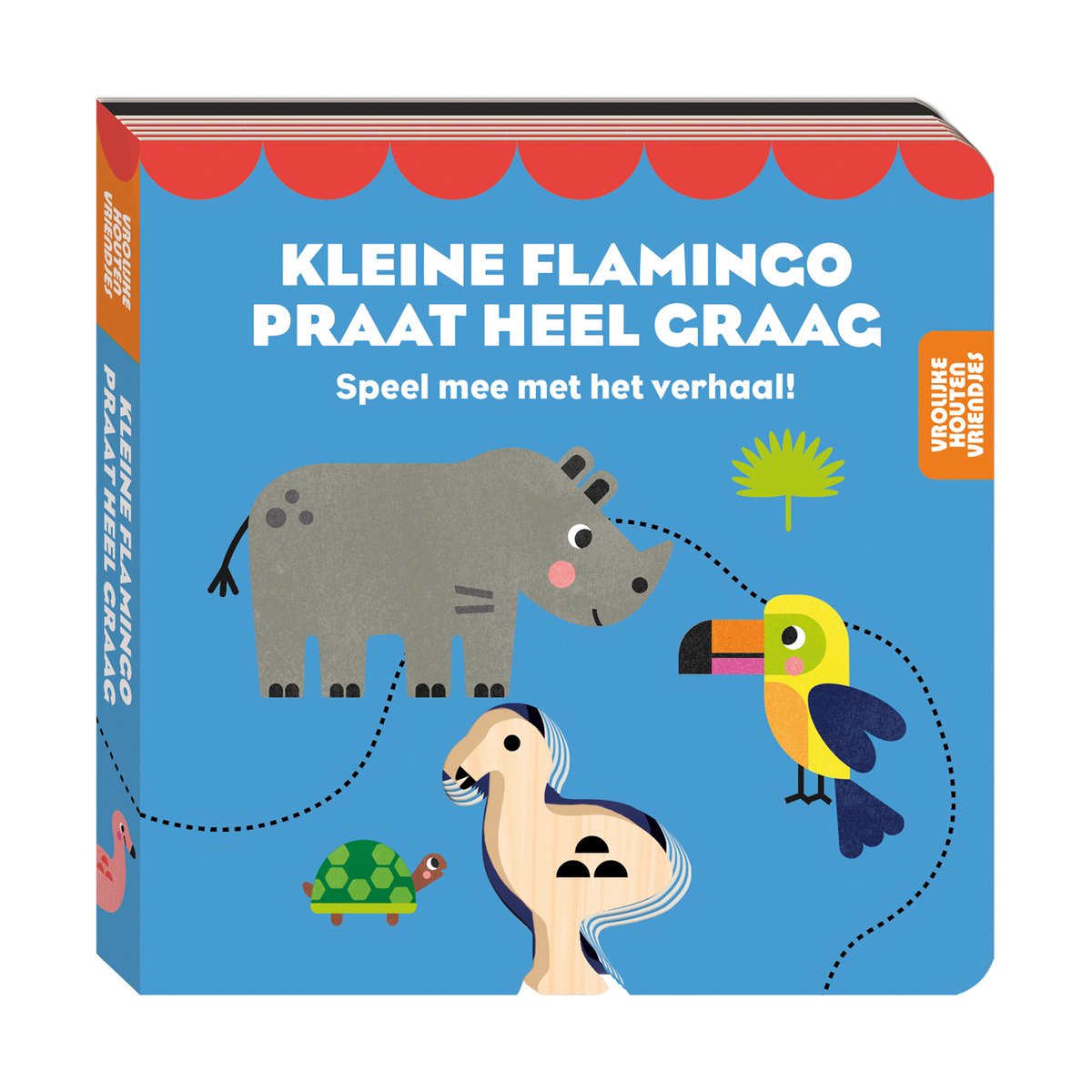 Kleine Flamingo praat heel graag +12m