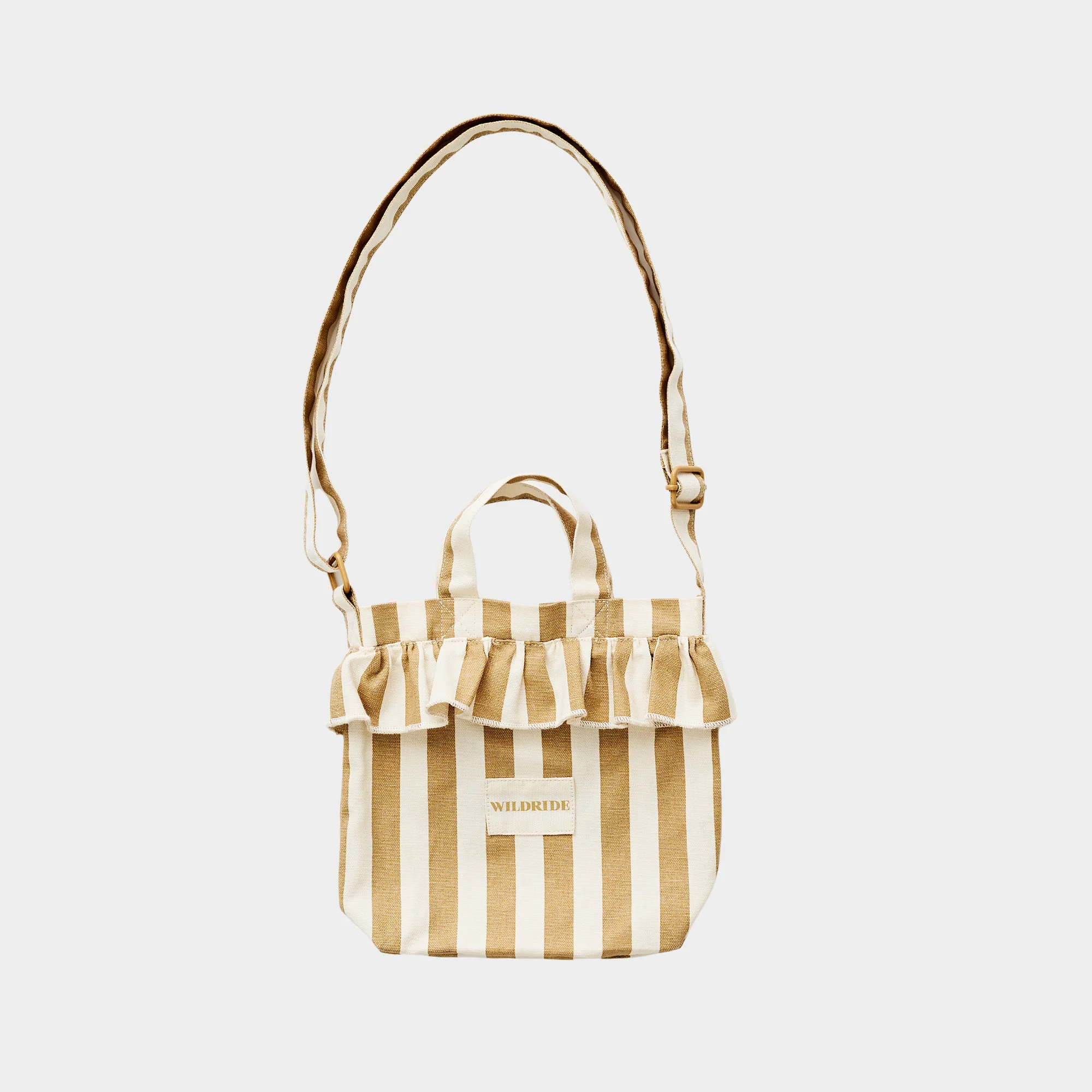 Wildride Tas mini Ruffle Beige Stripe