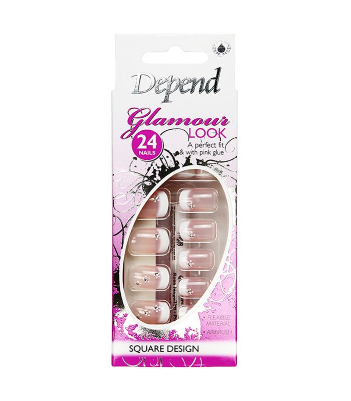 Depend Glamour Nail Flower & Stone sq 55