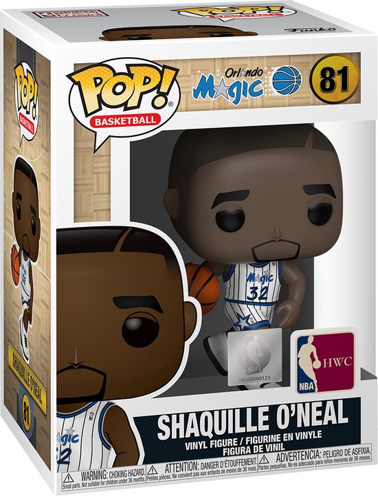 Funko Pop! Basketball - Orlando Magic: Shaquille O'Neal 81 Funko Pop! Basketball - Orlando Magic: Shaquille O'Neal 81