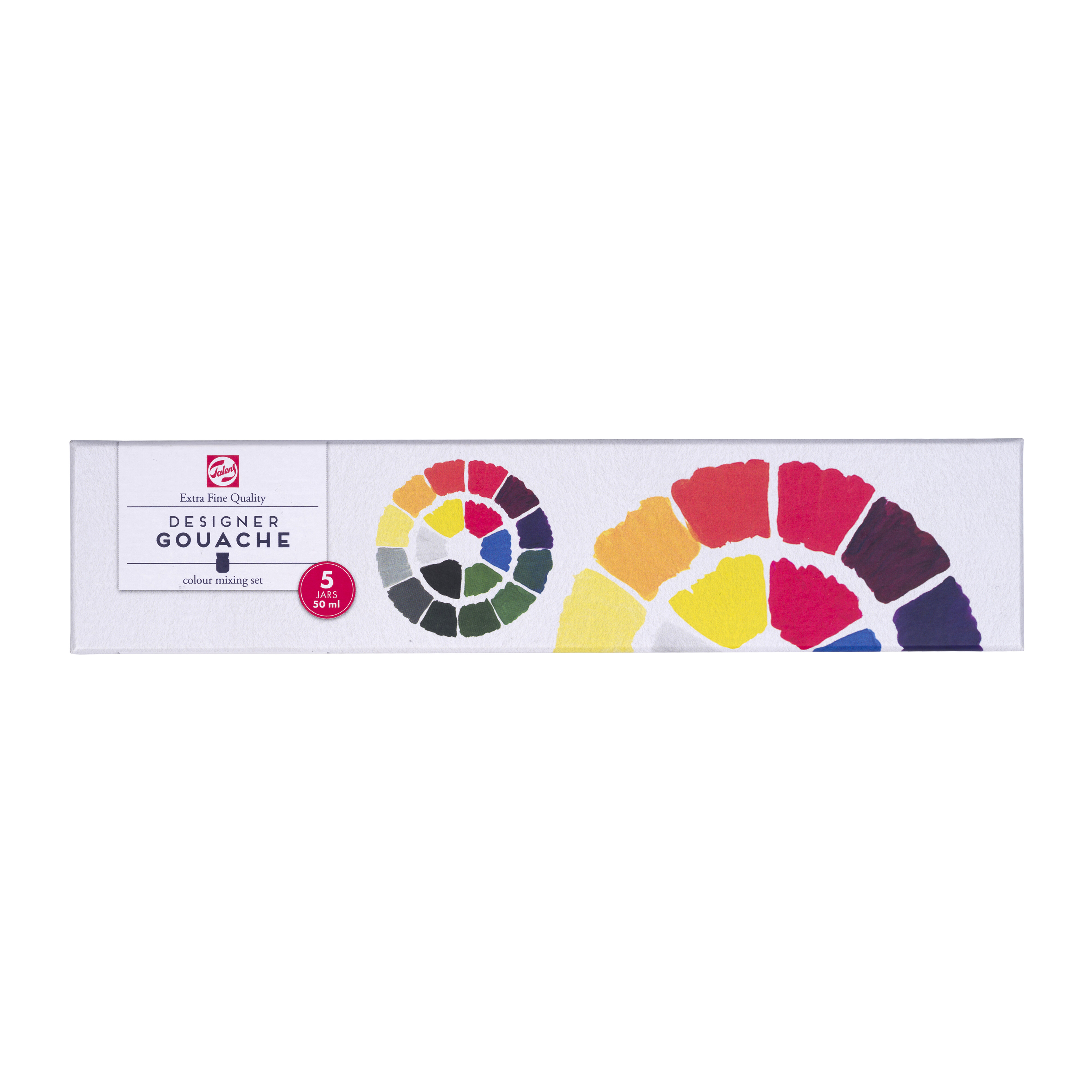 Talens Plakkaatverf Extra Fijn 5x50 ml - set Gouache Flacons