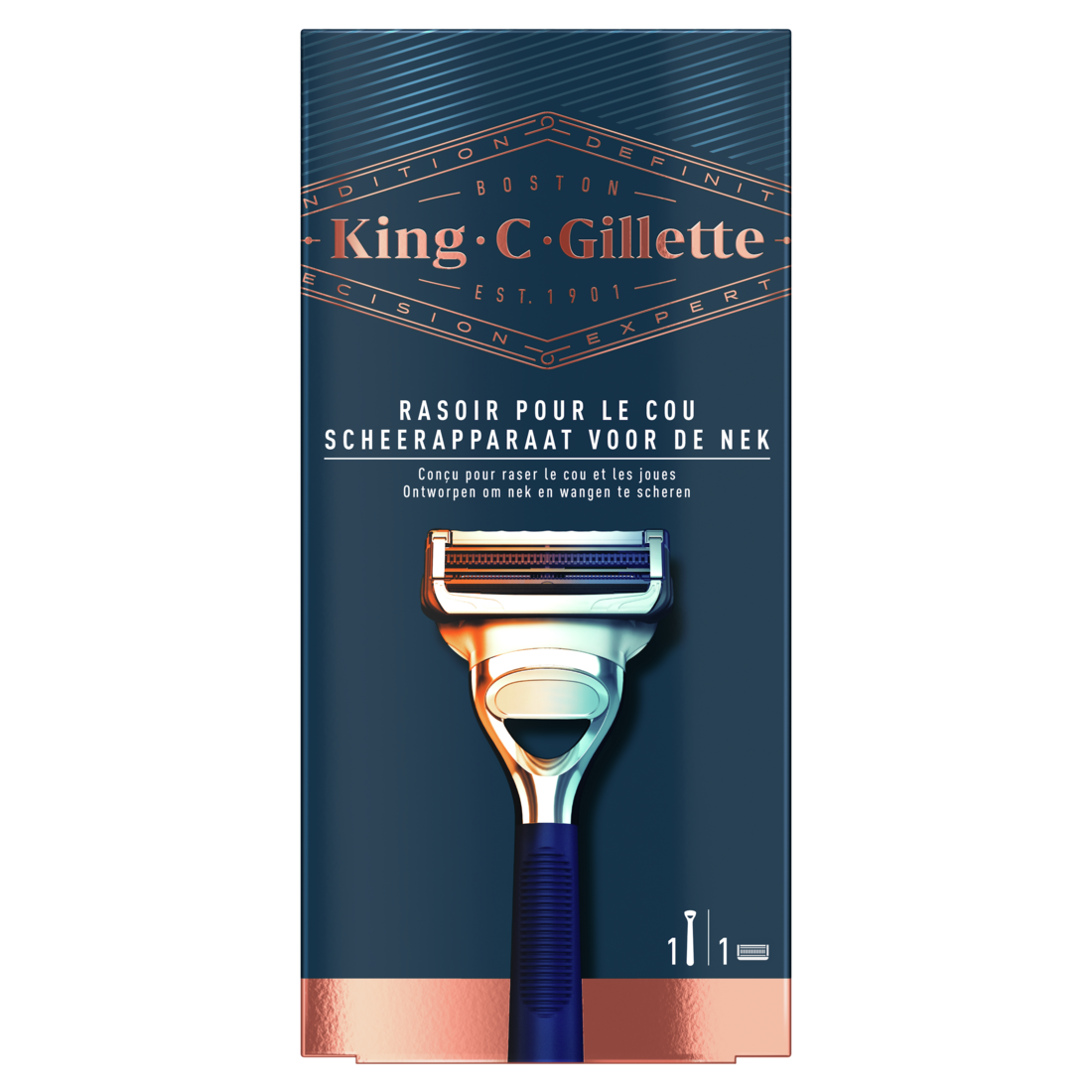 Gillette King C Scheerappraat Neck voor nek en hals