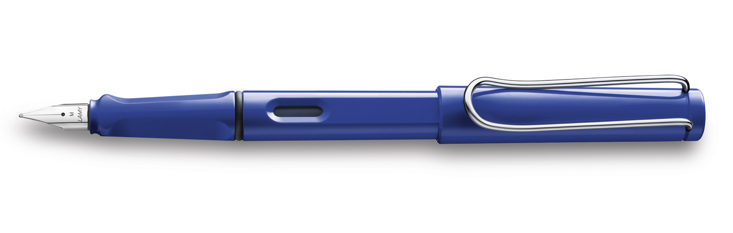 Lamy Vulpen Safari - Glanzend Blauw Medium Punt