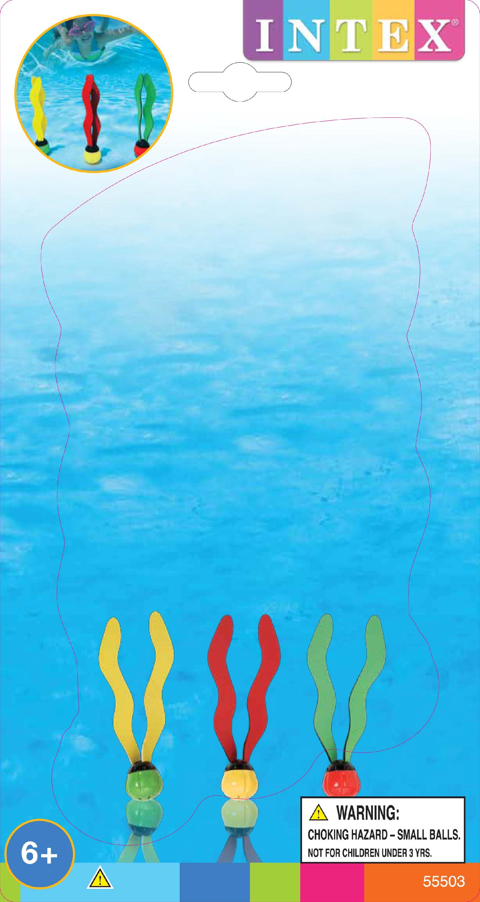 Intex onderwater duikballen 3 stuks