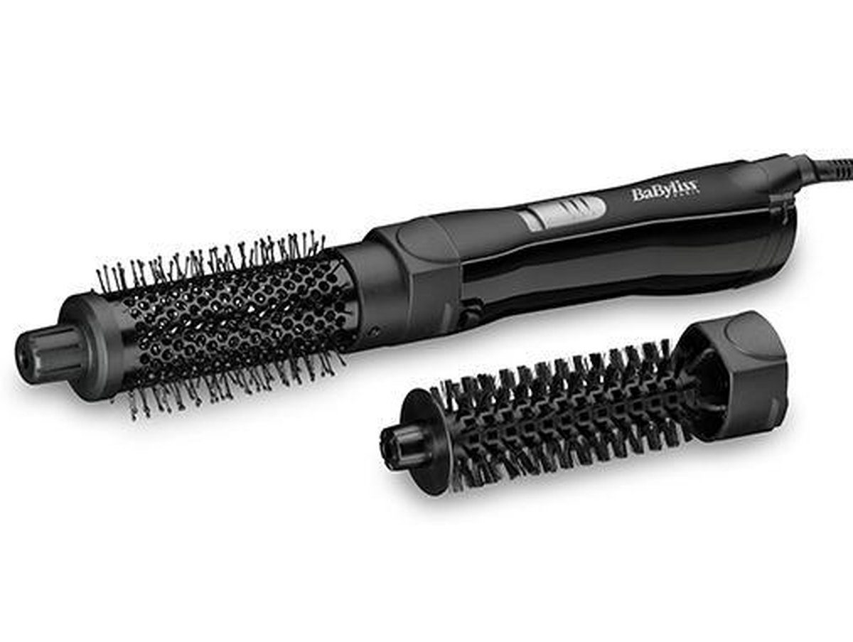 Babyliss Warmelucht Blaasborstel, AS82E 800 W. 2 Temperaturen, 2 borstels