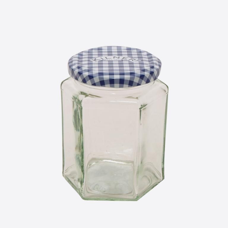 Kilner Inmaakbokaal Zeshoekig 280ml met Schroefdeksel - 7.8x7x10 cm