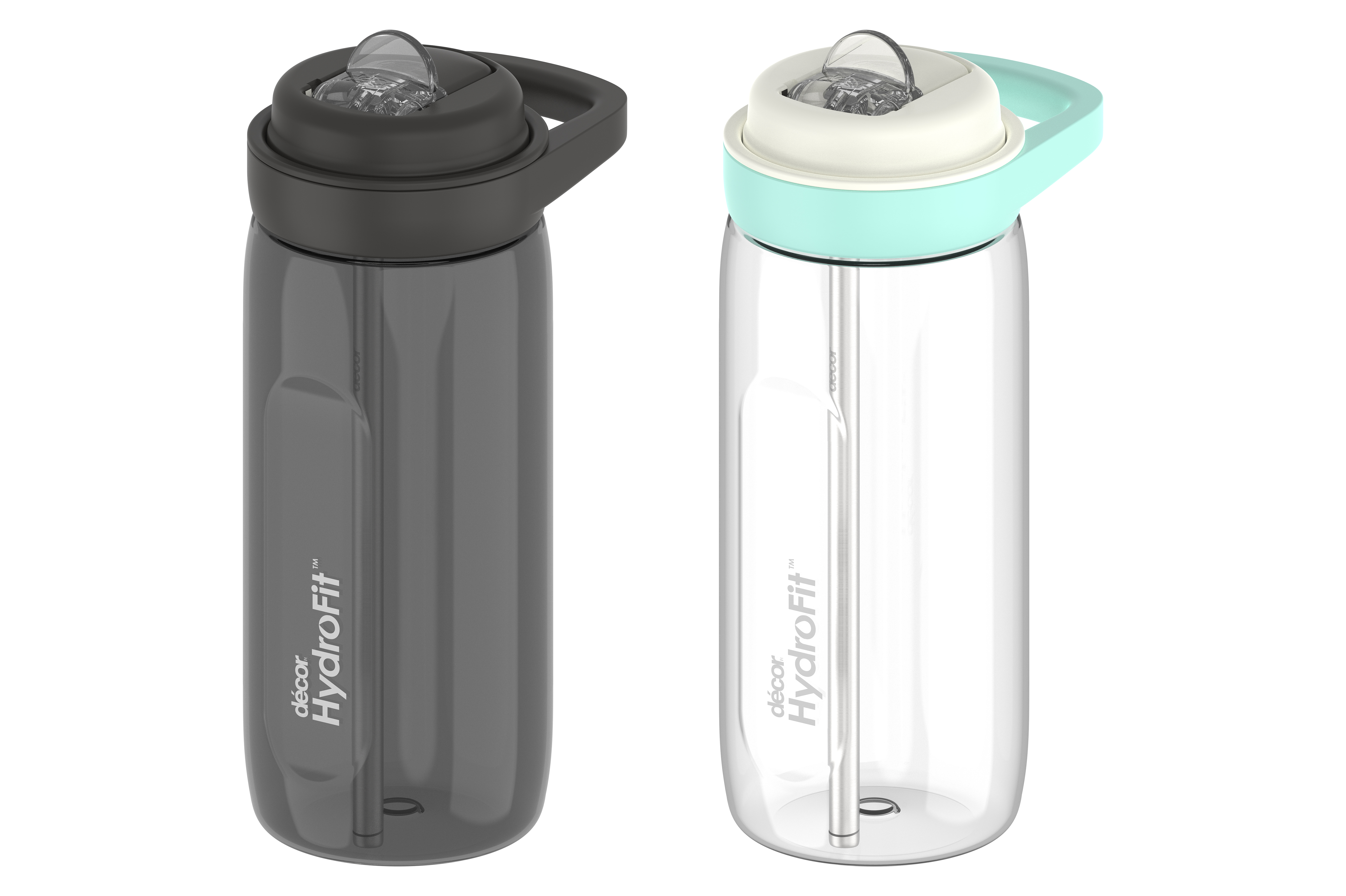 Décor Drinkfles Hydrofit 750ml - Tritan - met Handvat - assorti - prijs per stuk