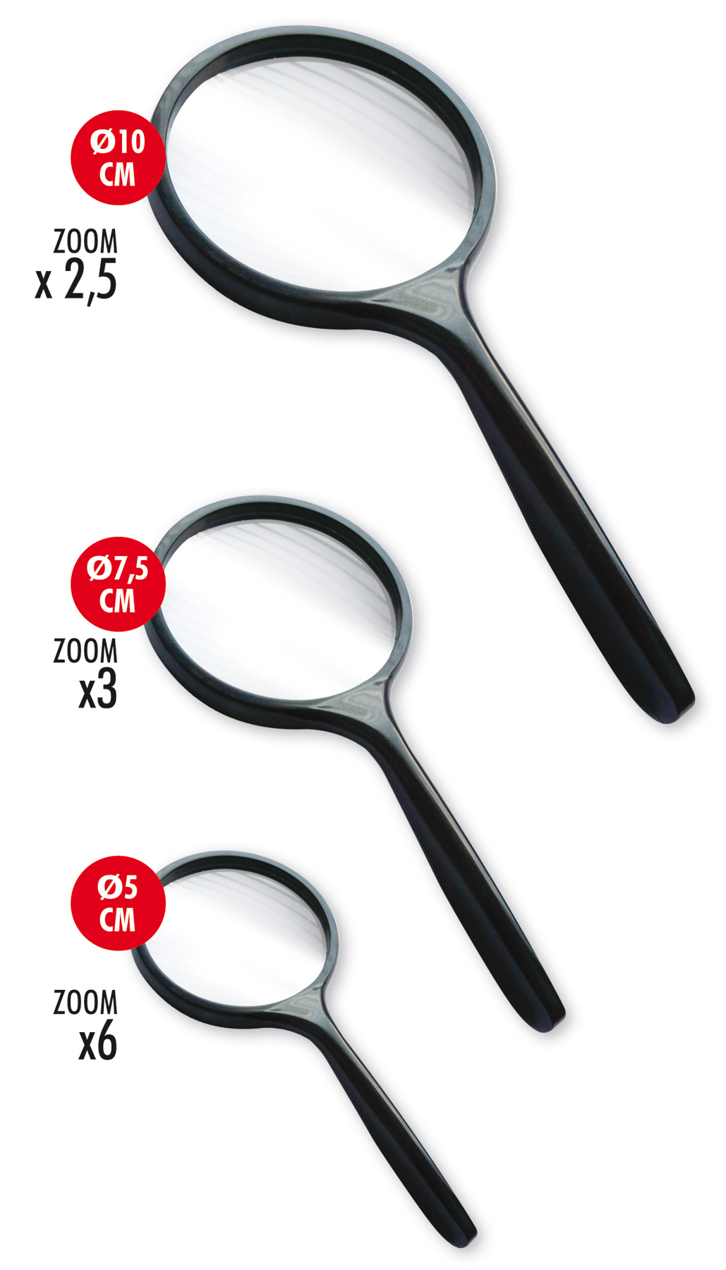 Arda Vergrootglas Dia 10 cm - Zoom X2.5