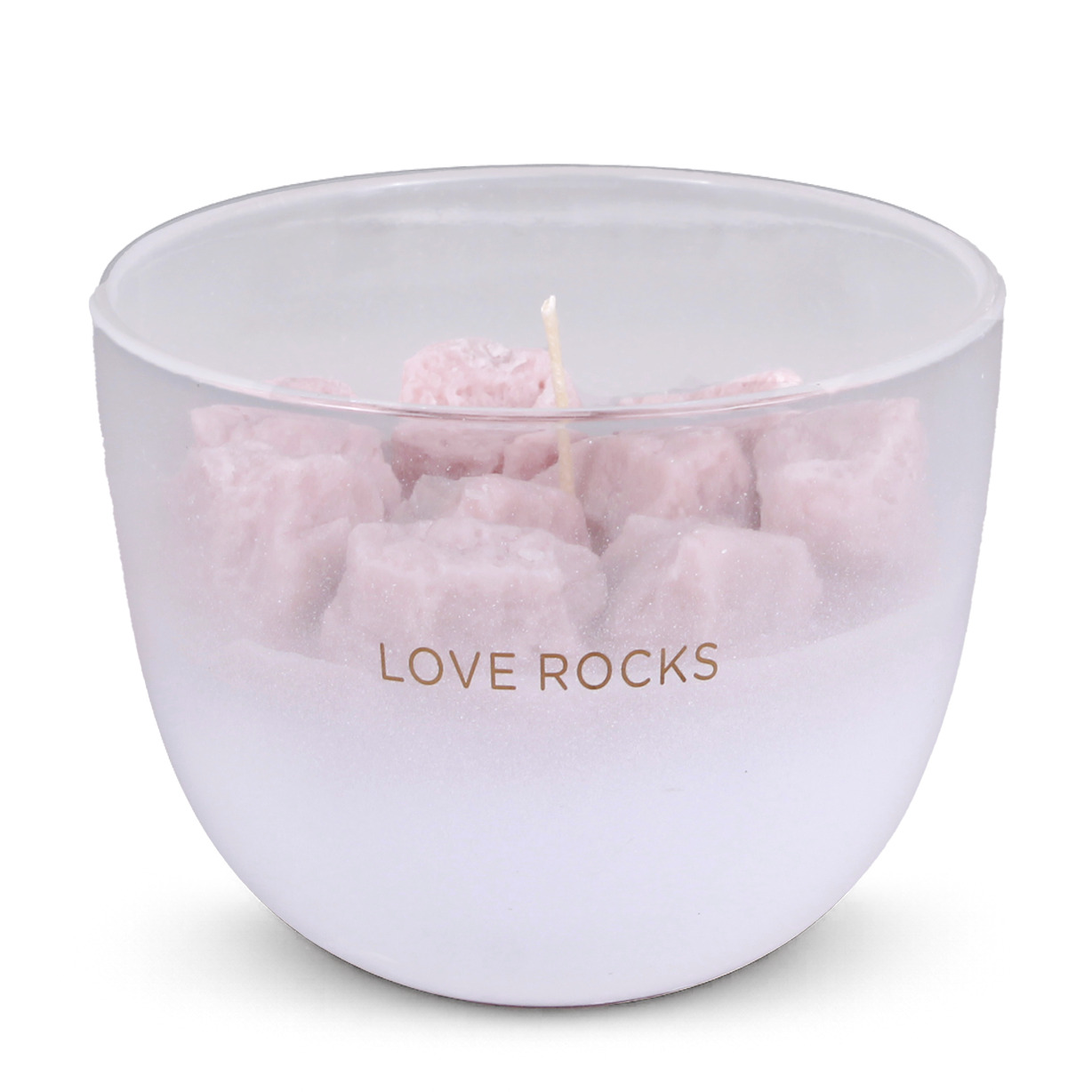 My Flame Geurkaars Sculpted Wax Rocks 11x8.5 cm Love Rocks - Bio Sojawas - Green Tea Time - 75 Branduren