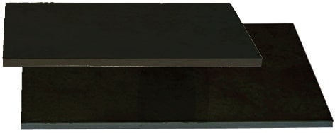 Pariere Rubber Spachtel Zwart 50x80 mm