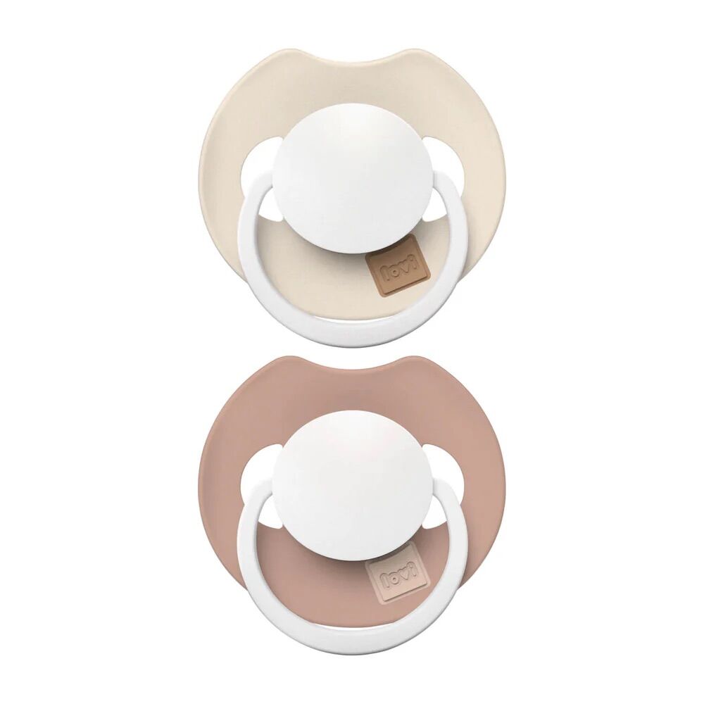 Difrax Fopspeen Dynamic +18 maand Prime Glow Ivory - 2 stuks