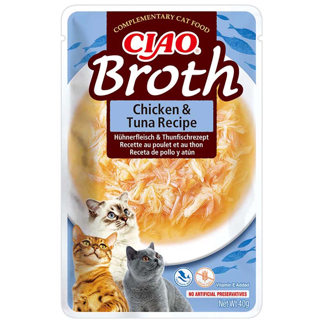 Ciao Broth Kattensnack Kip & Tonijn 40 g