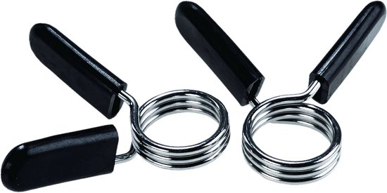 Tunturi Veerclips Halterklemmen 30 mm - 2 stuks