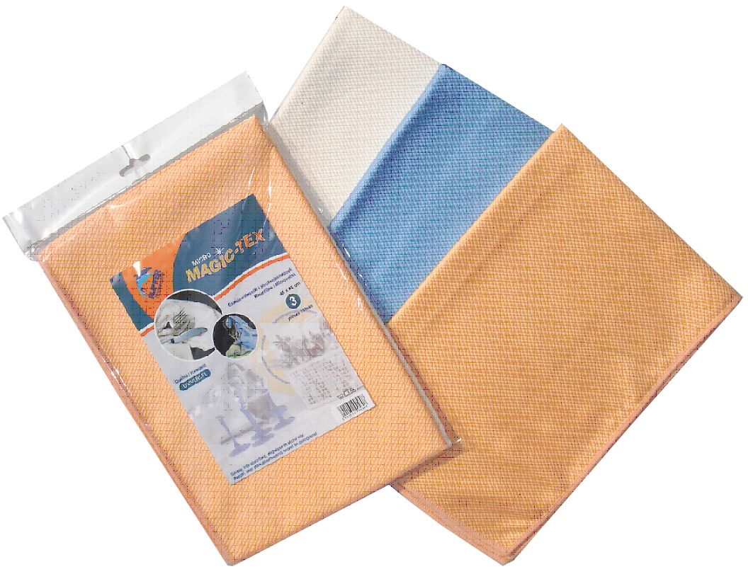 Microvezeldoek Speciaal voor Glazen set 3 stuks - 45x65 cm - Souplesse