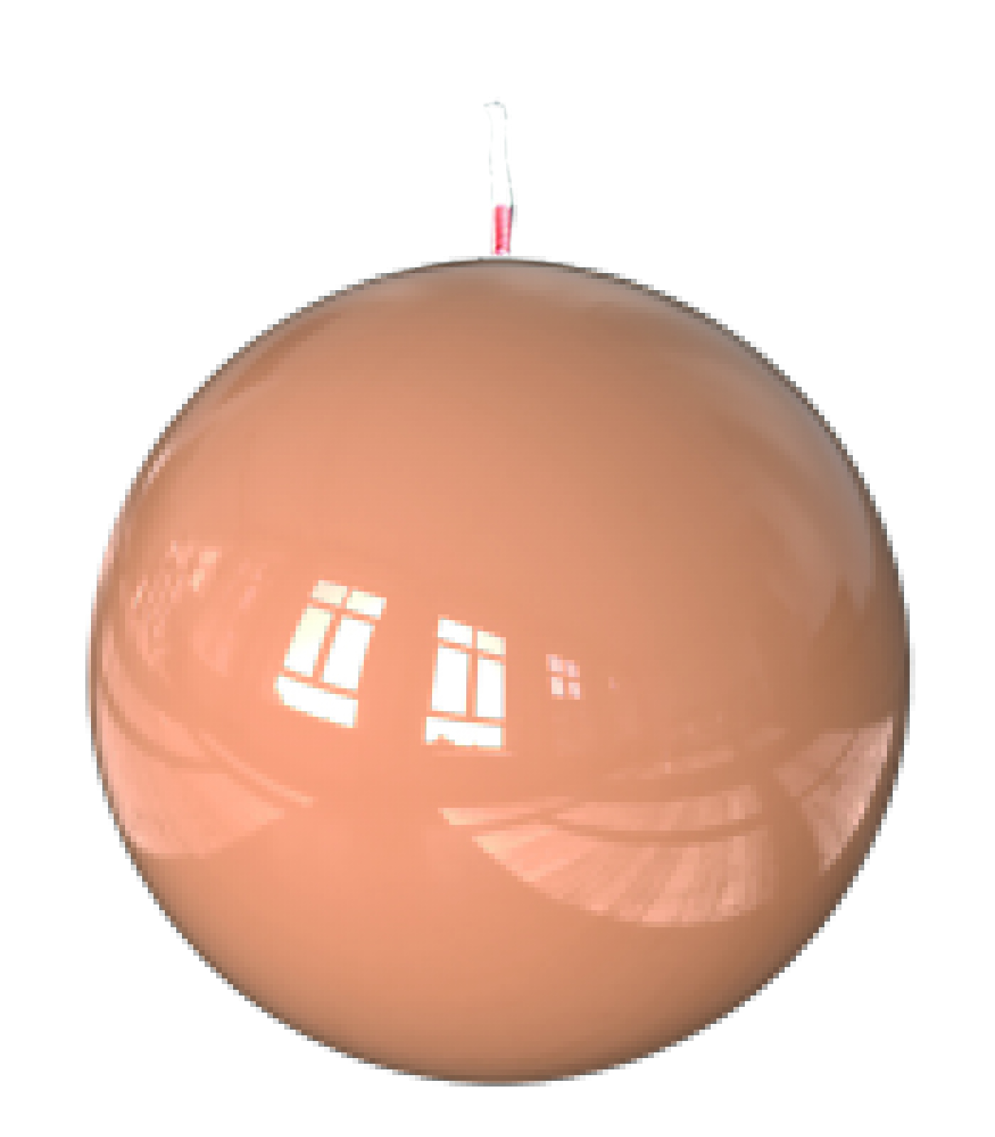 Engels Kerzen Bolkaars Klassik 12cm Hortensie - Gelakt - Abrikoos