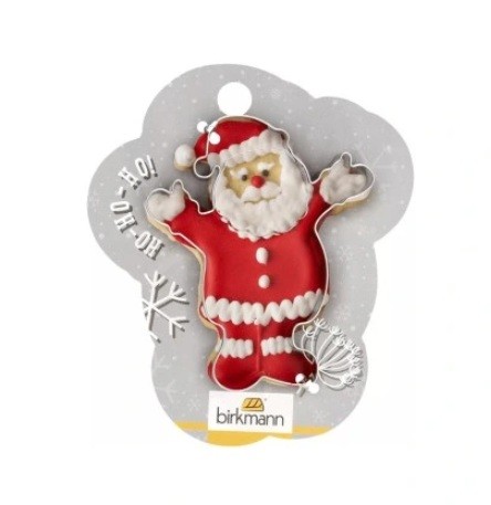 Birkmann Uitsteekvorm Kerst 8.5cm - RVS - Kerstman