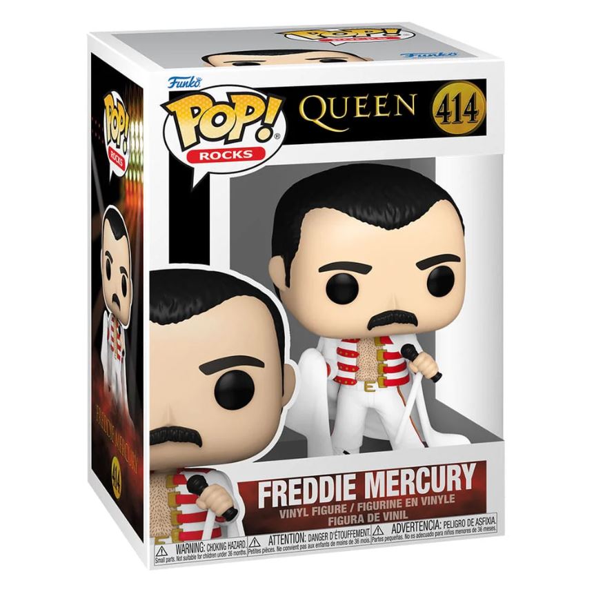 Funko Pop! Rocks - Queen: Freddy Mercury with Cape 414 Funko Pop! Rocks - Queen: Freddy Mercury with Cape 414