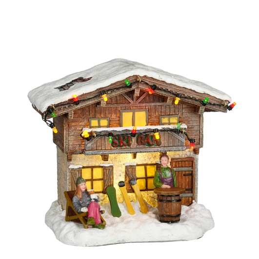 Luville Ski Bar 17x12x15 cm - op Batterijen (excl.)