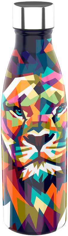 Lunch Buddies Drinkfles Leeuw RVS 600 ml