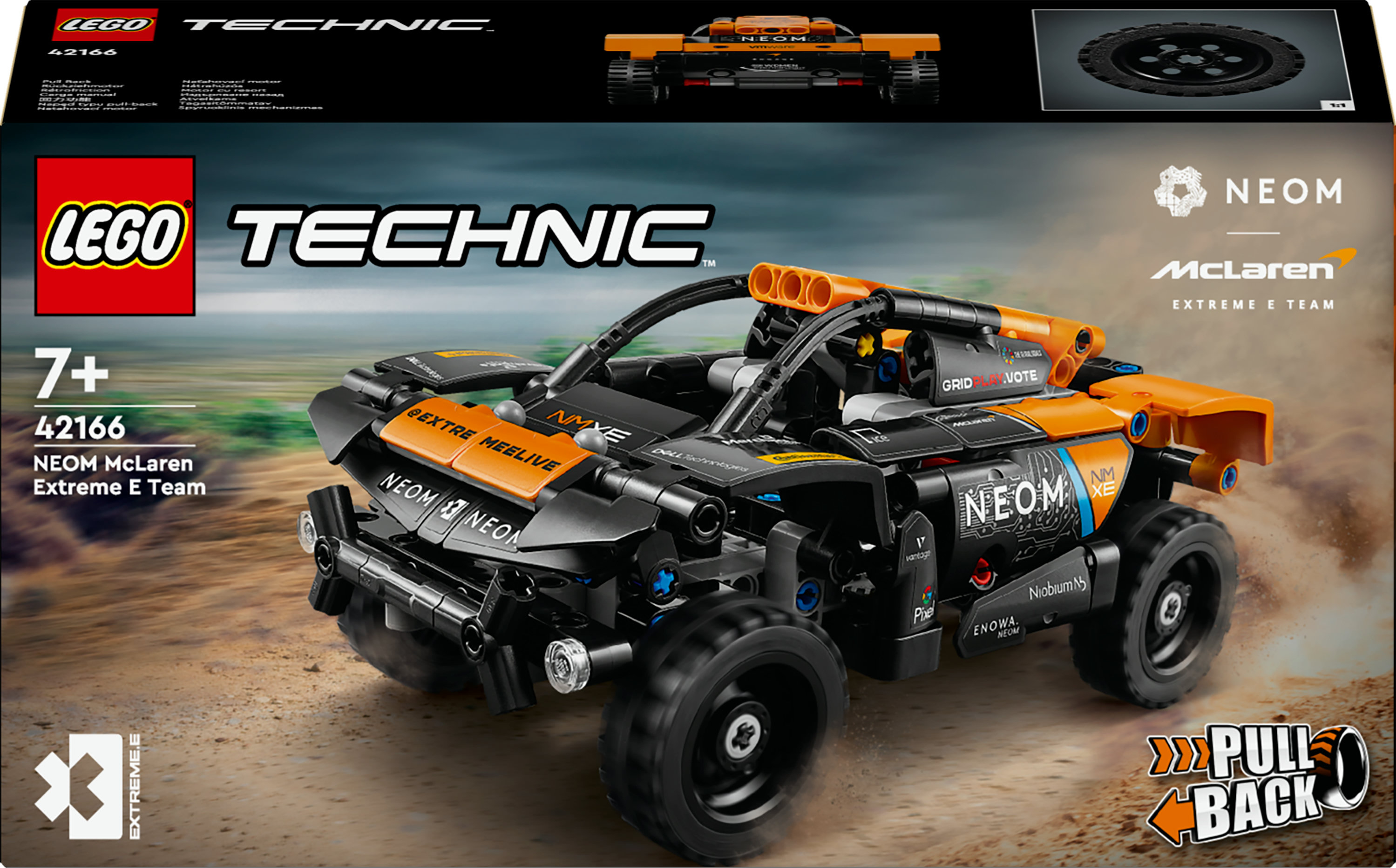 Nieuwe LEGO sets voor januari 2024 LEGO Technic 42166 NEOM McLaren Extreme E racewagen