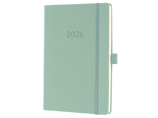 Sigel Agenda 2026 Conceptum A5 1week/2pag Mint Green Elastiek