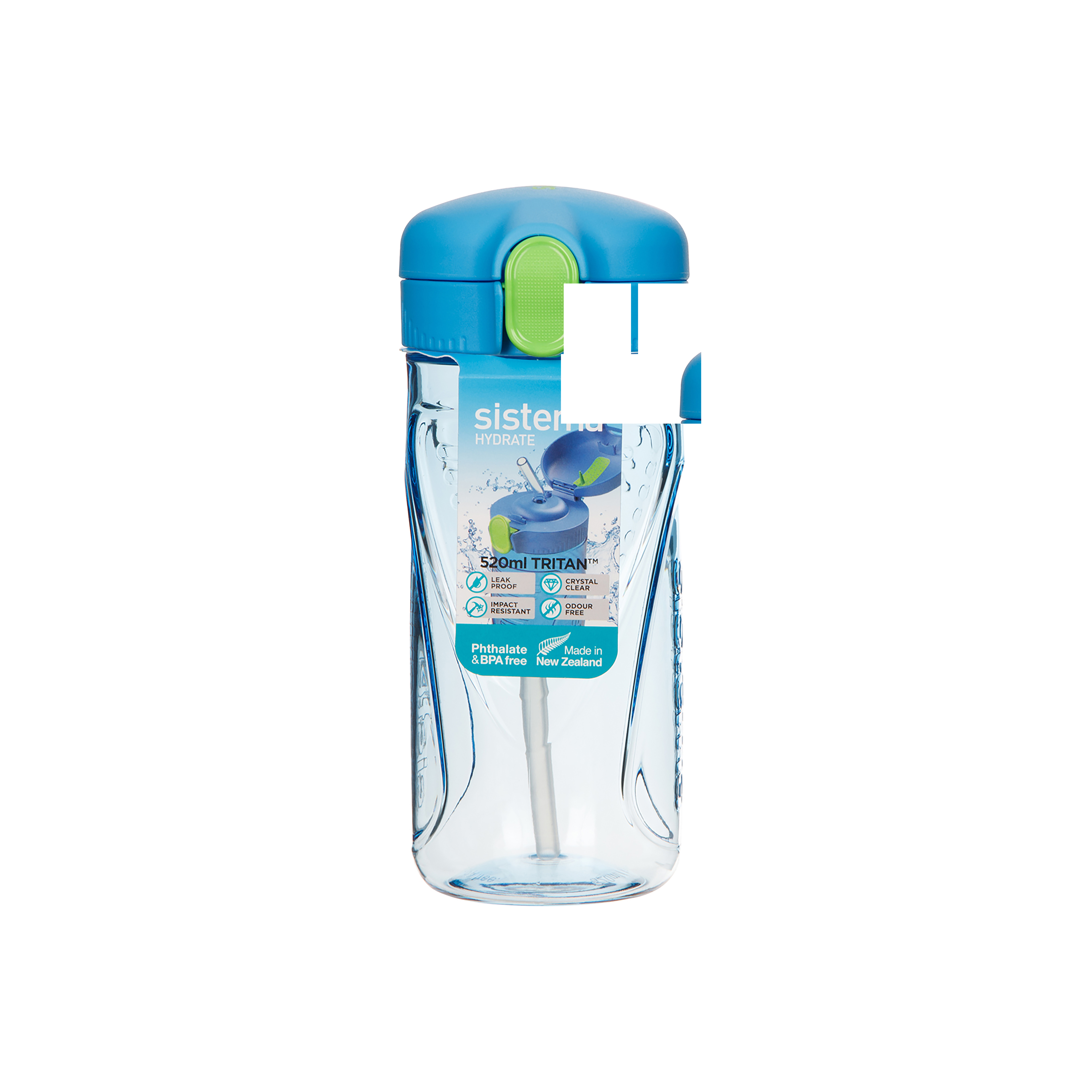 Sistema Hydrate Drinkfles Tritan Quick Flip met Rietje 520ml - 7x8x17.7 cm