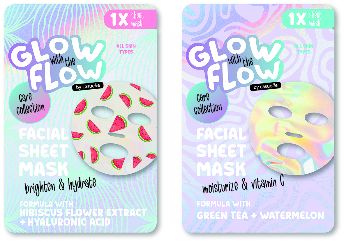 Treffina Gezichtsmasker Glow with the Flow 1 stuk