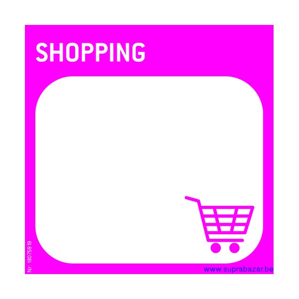 MEGA STICKEY NOTES - 30x30 SHOPPING