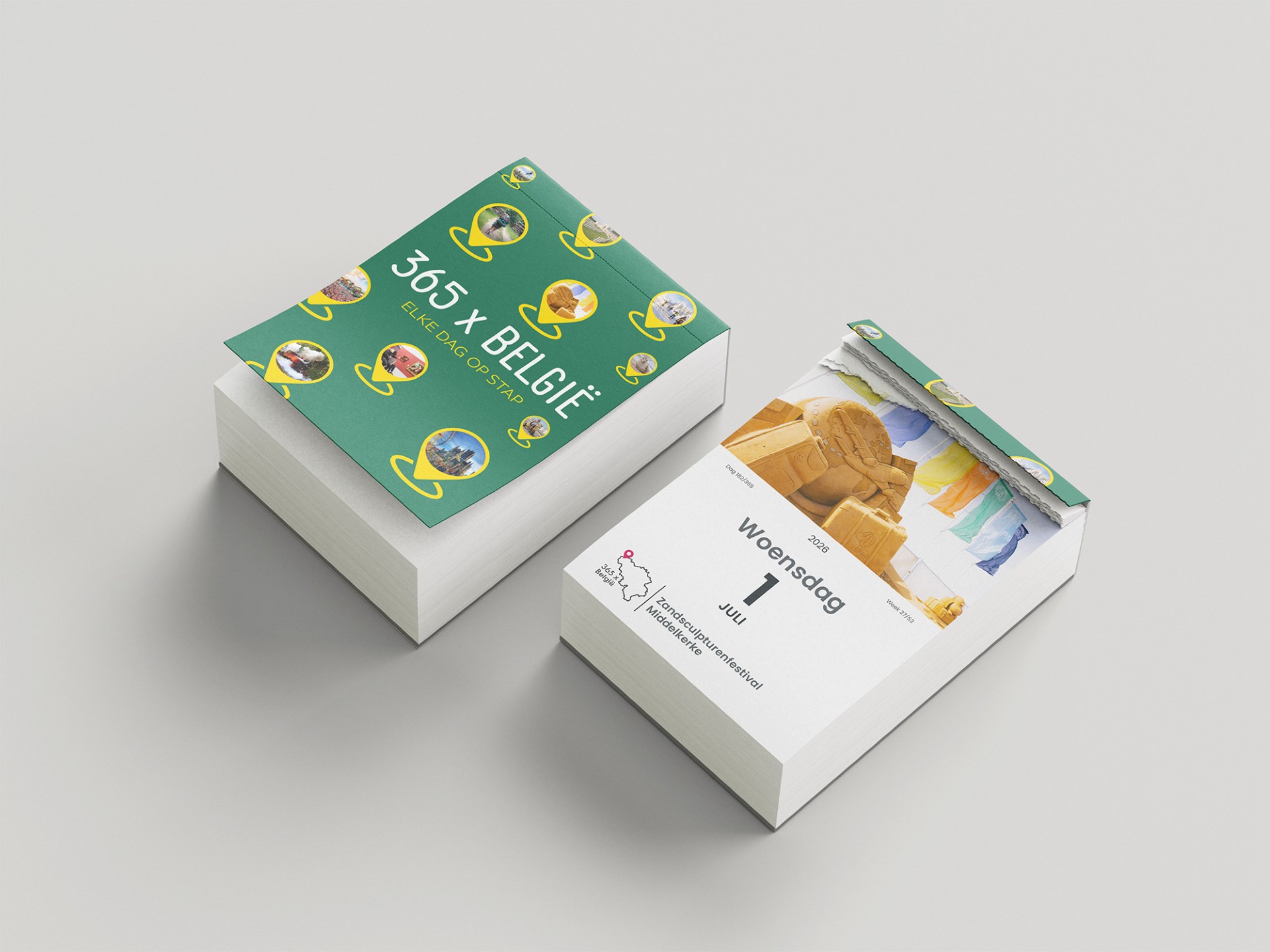 Scheurkalender 2026 - Elke Dag België