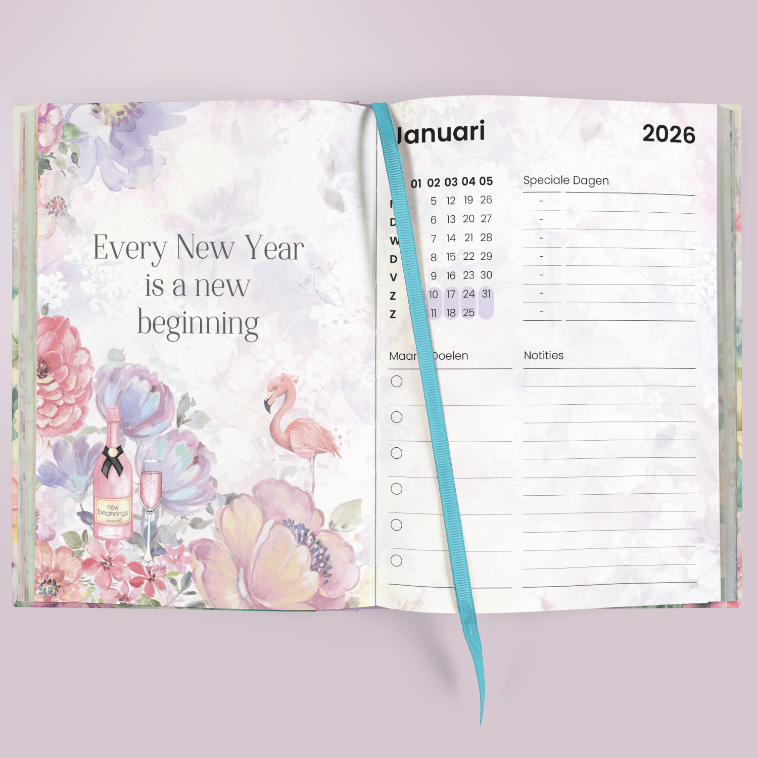Paperclip Agenda 2026 Life Planner Endless Mae 13M 1week/2pag 15x21 cm