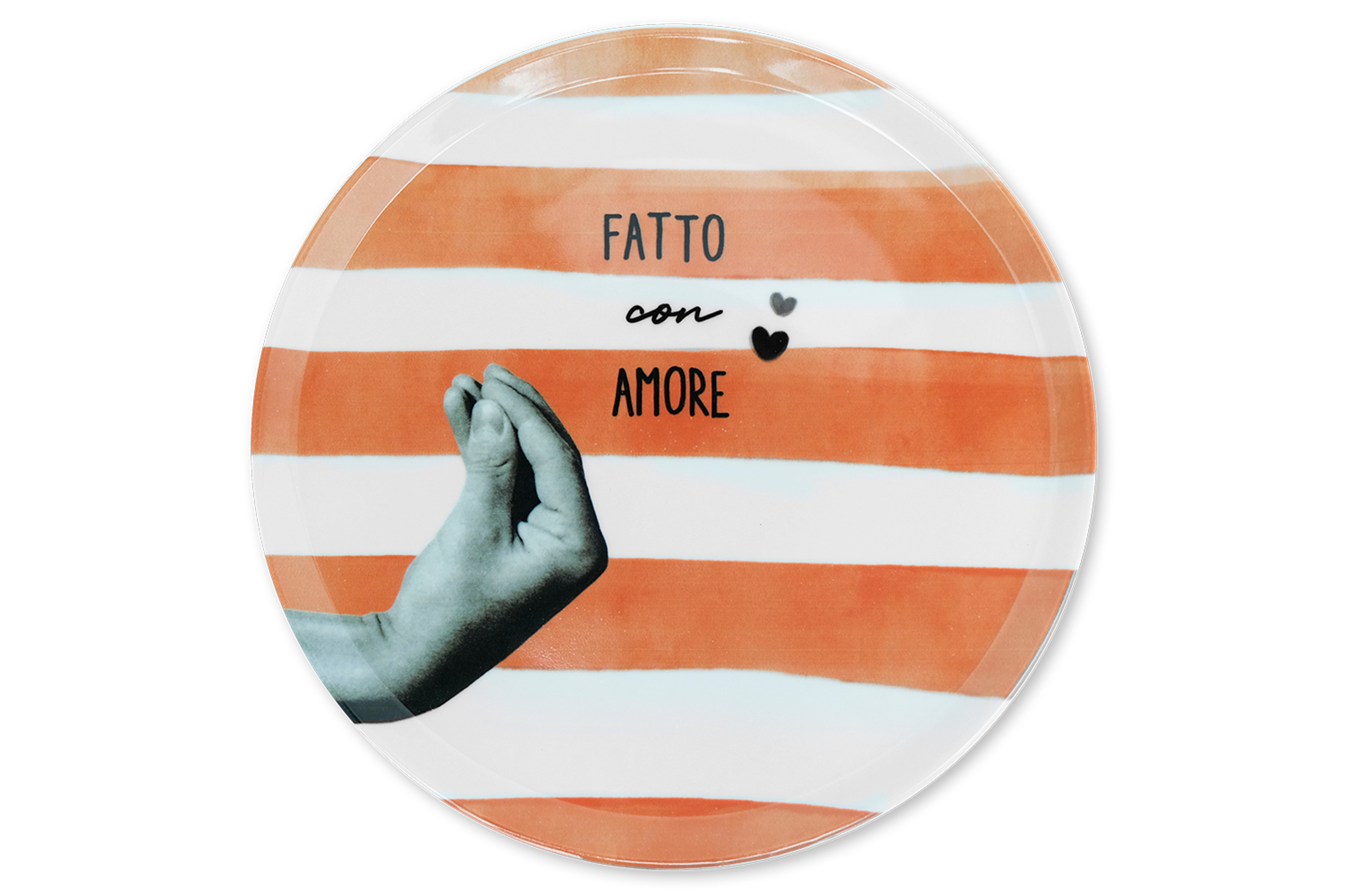 Ziipa Pizzabord Atina Terracotta 32.5cm - Keramiek