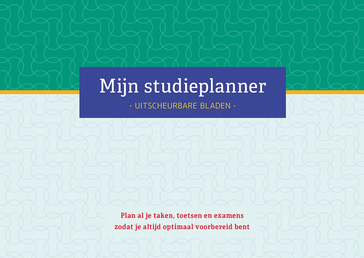 Paperstore Mijn Studieplanner - Groen