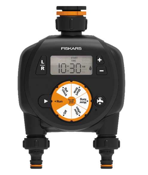 Fiskars Watertimer Dubbele Uitlaat