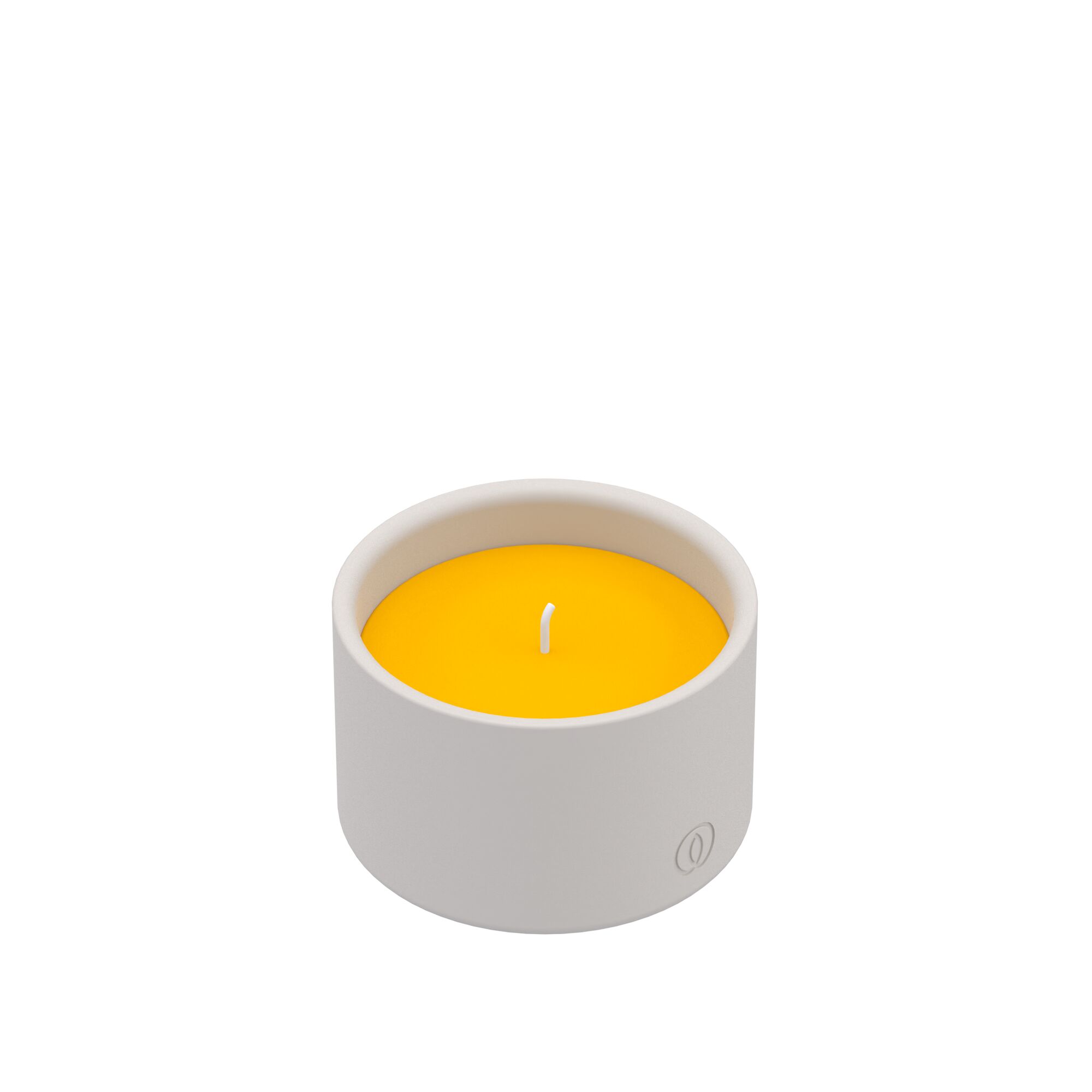 Spaas Buitenkaars Vivid Yellow 9.7x6 cm - Citronella - Terracotta Wit - 15 Branduren