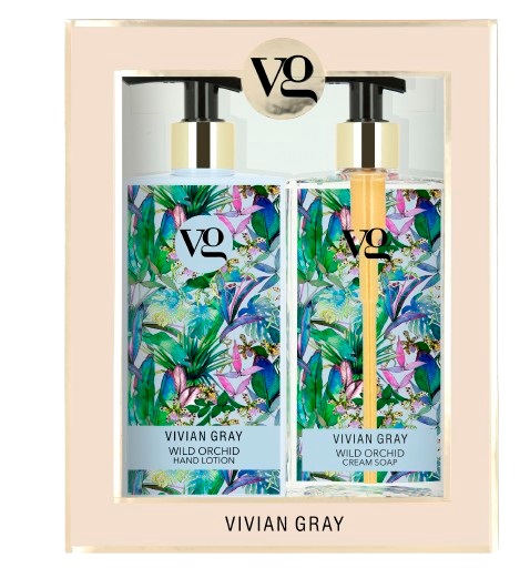 VivianGray Set Wild Orchid 2x 350ml - Handzeep & Handlotion