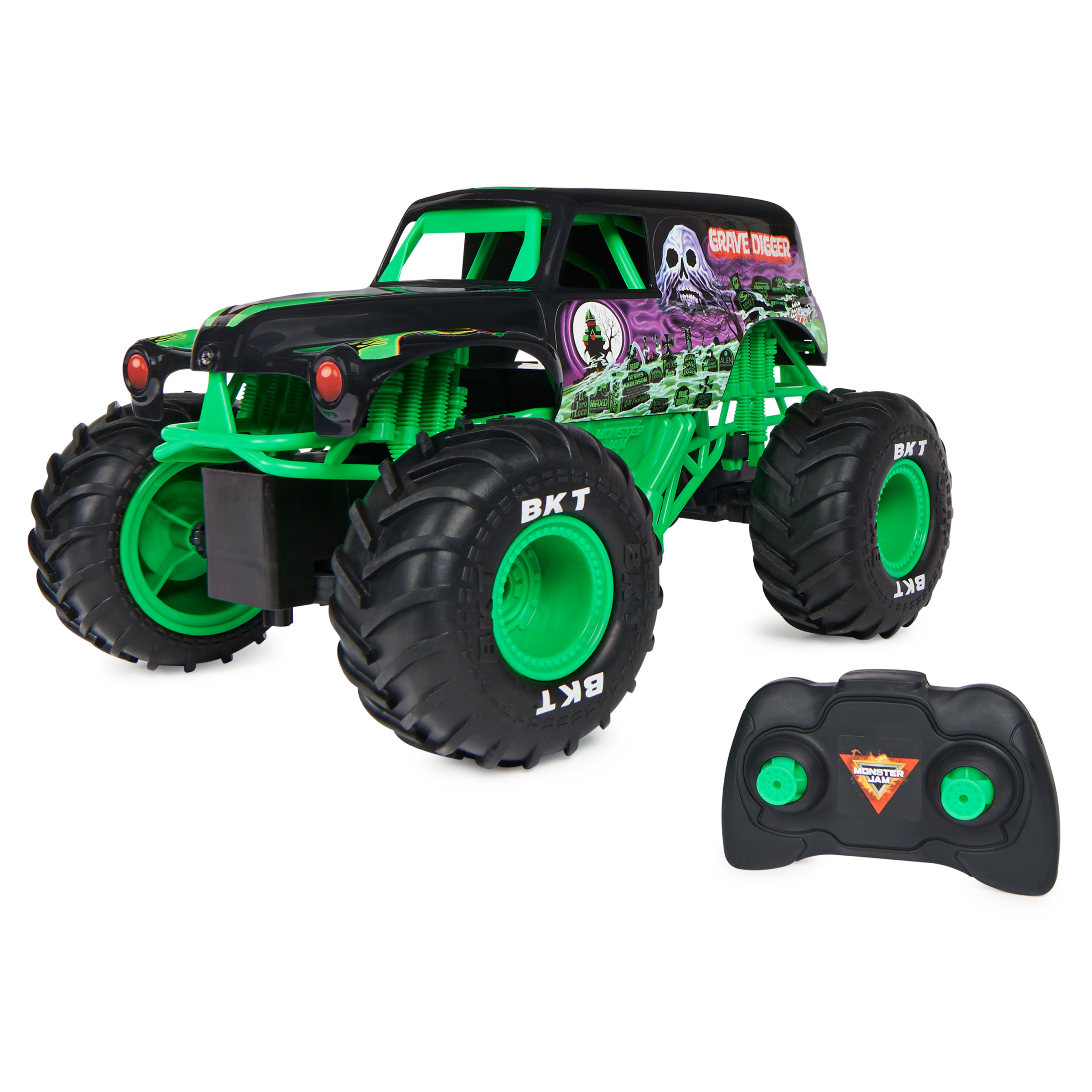 Monster Jam Grave Digger RC, 1:15, FF USB oplaadbaar, 2.4 GHz,