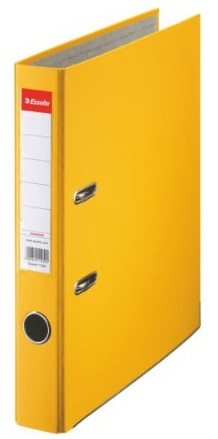 Esselte Klasseur Economy Geel A4 - 50 mm - Karton/ PP - met Duimgat