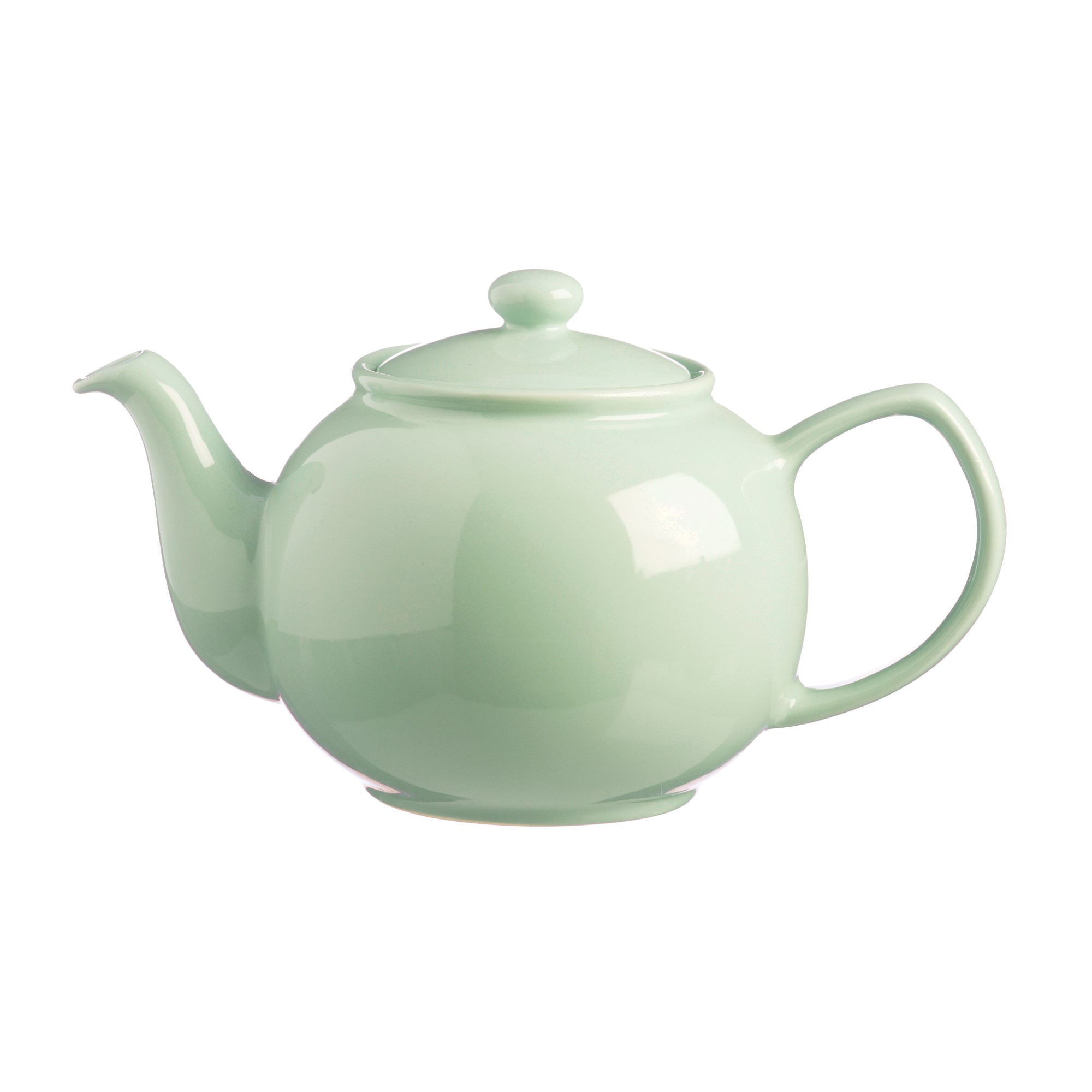 Price&Kensington Theepot Muntgroen voor 6 Kopjes 1.1l - Glanzend Aardewerk - 22.5x12x14 cm