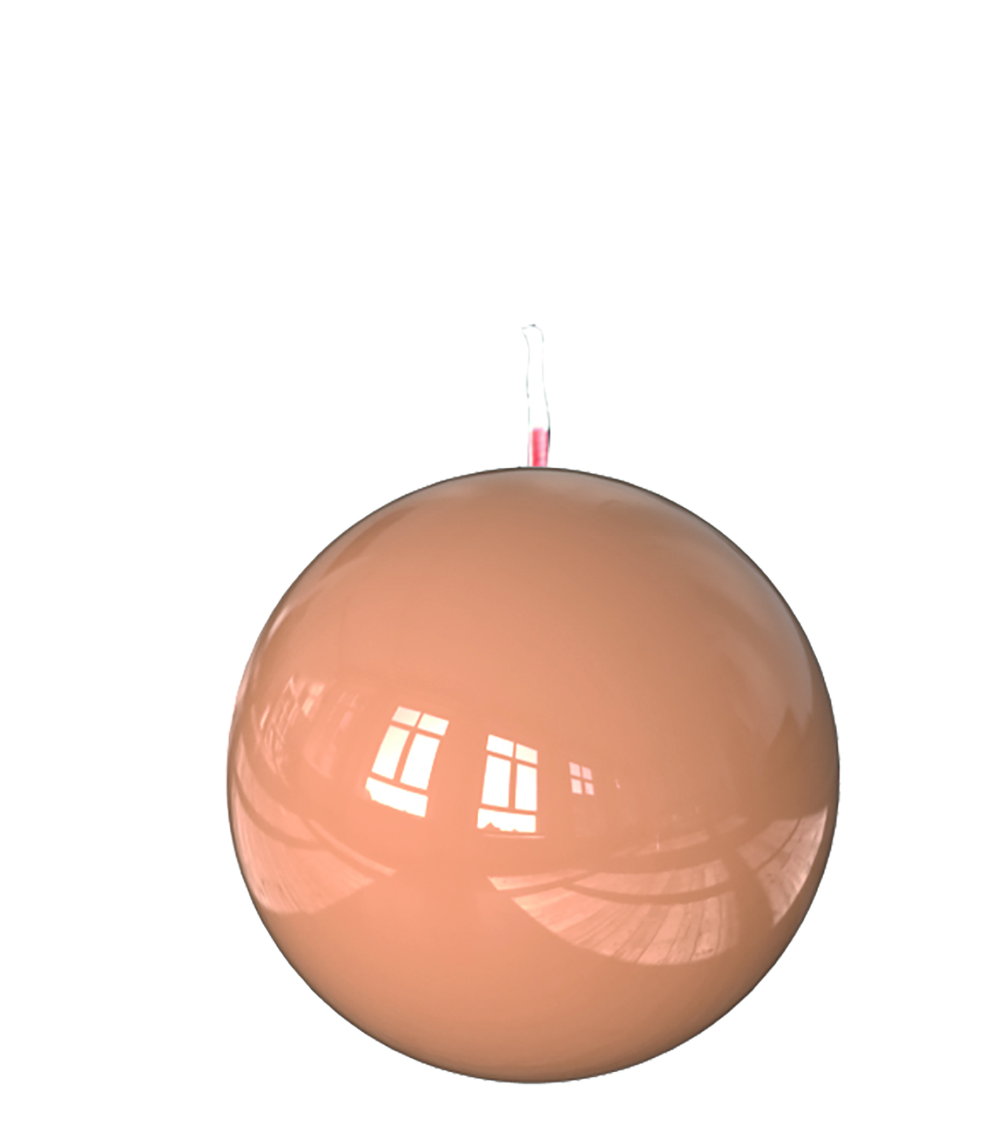 Engels Kerzen Bolkaars Klassik 8cm Hortensie - Gelakt - Abrikoos