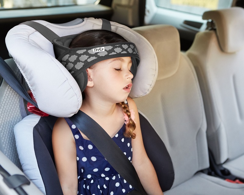 NapUp Hoofdsteun Autostoel Universeel Grey