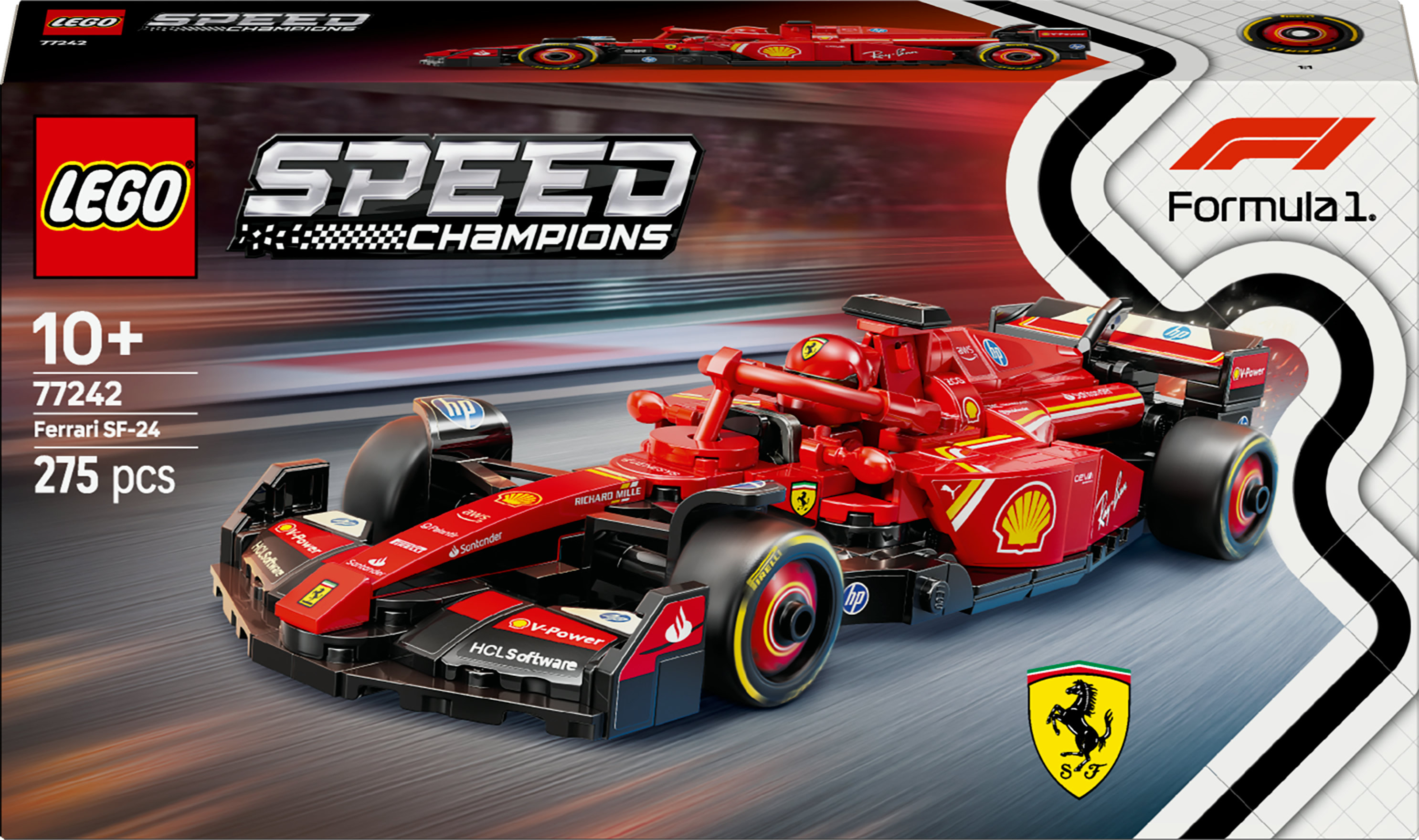 LEGO Speed Champions 77242 Ferrari SF-24 F1 Racewagen