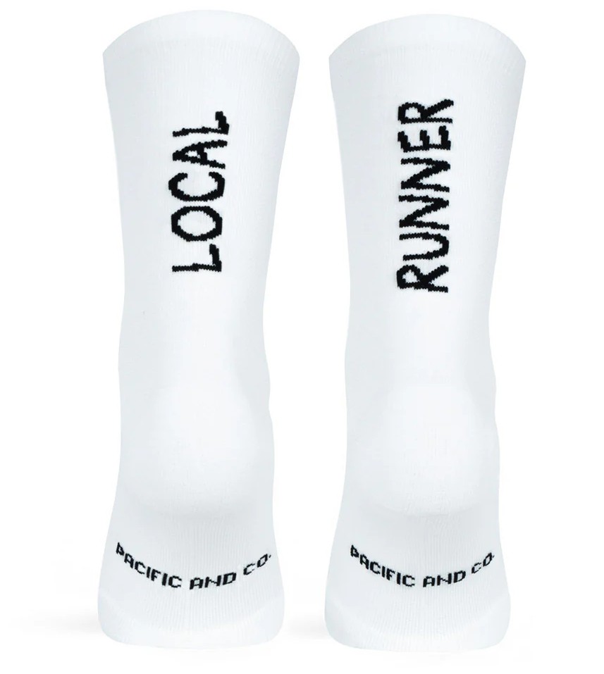 Pacific and Co Sportsokken Unisex Local White - S/M - 37-41