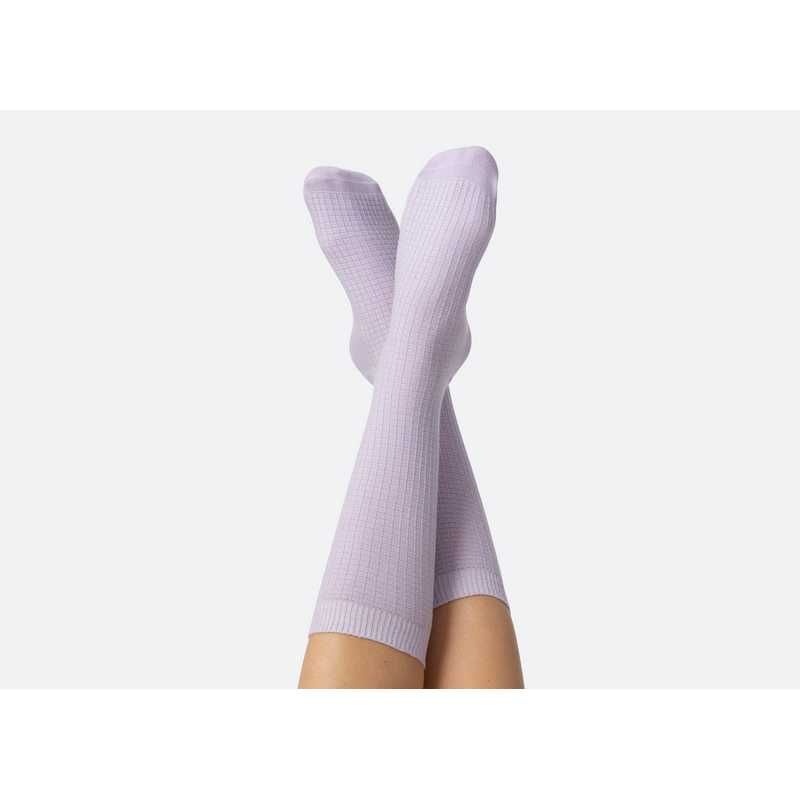 Eat My Socks Sokken Yoga Mat paars - One Size