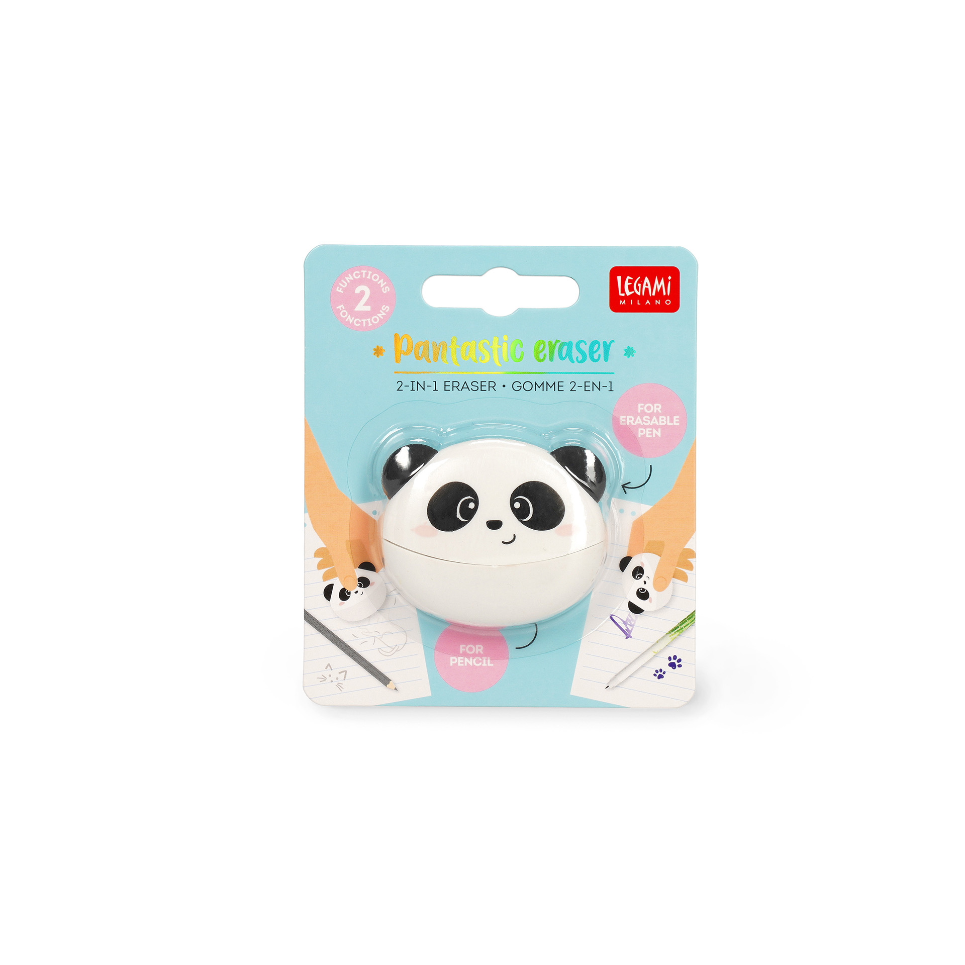Legami Gom voor Potlood en Gom Panda