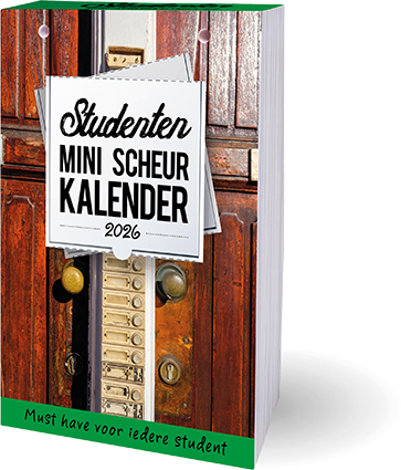 Mini Scheurkalender 2026 - Studenten Scheurkalender -  10x14.4 cm 